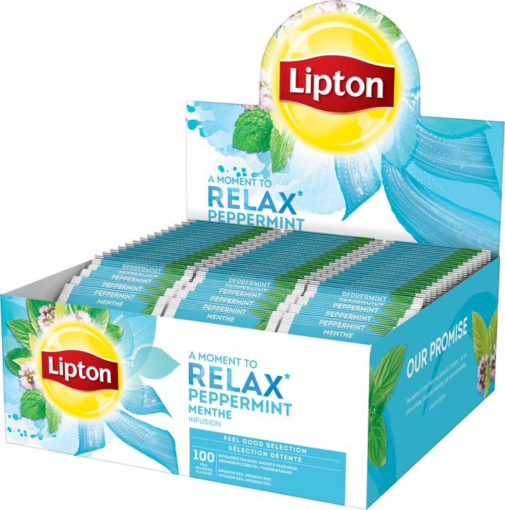 Image du produit Lipton Sachets de thé à la menthe 100 pièces (300 g)