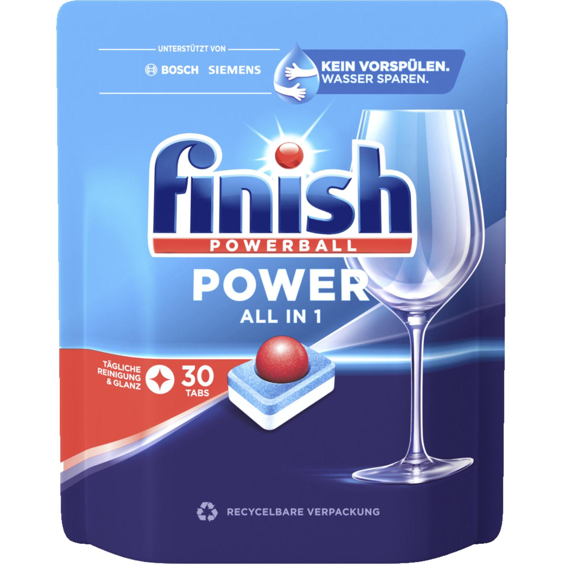 Finish Tabs Allin1 30s, Detersivo lavastoviglie