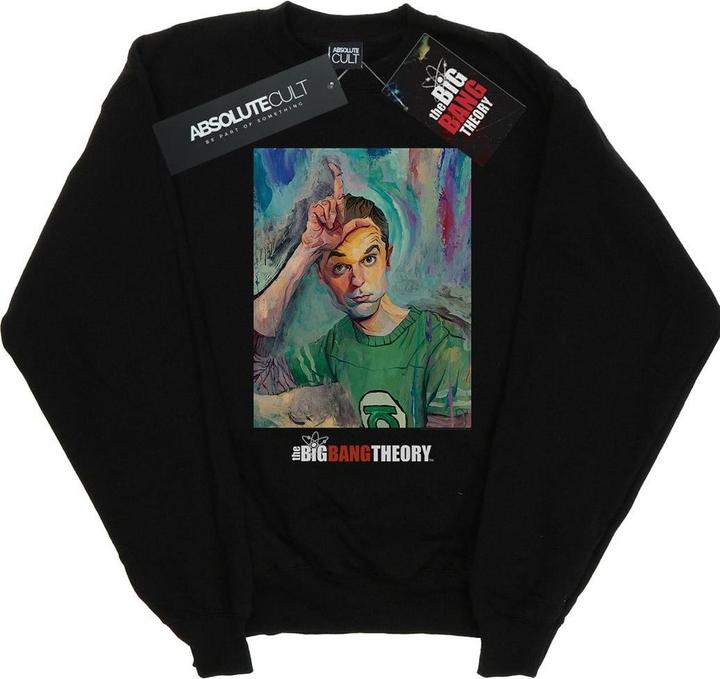 Actual product image Dam Mens Sheldon Loser Painting Cotton Sweatshirt (5XL)