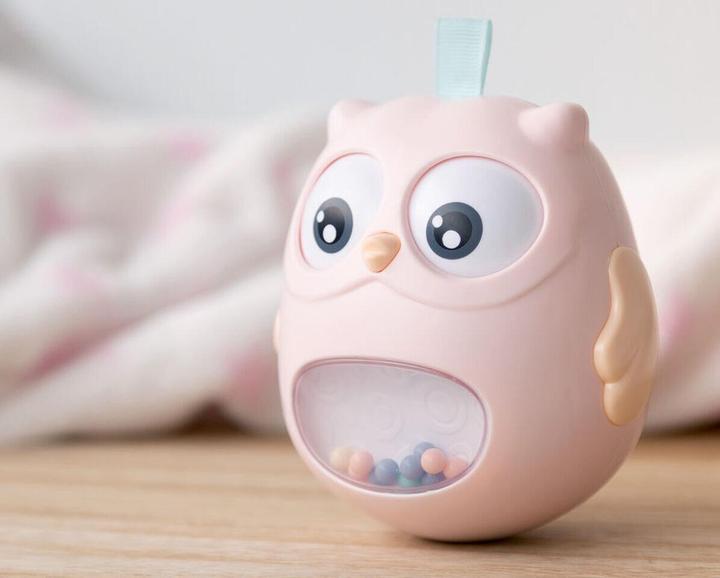 BigBuy Rassel Eule Rosa