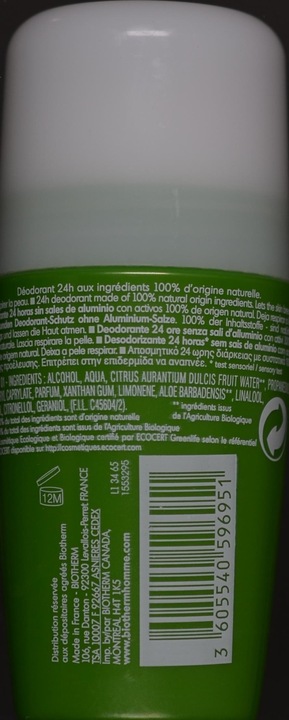 Actual product image Biotherm day control (Roll-on, 75 ml)