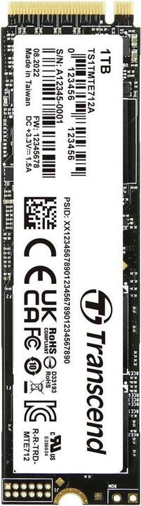 Immagine prodotto Transcend 1TB M.2 2280 PCIe Gen4x4 NVMe 3D TLC BiC (1000 GB, M.2 2280)
