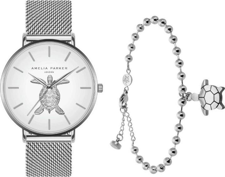 Produktbild Amelia Parker Sand Turtle (Uhr mit Schmuckstein, 18 mm)