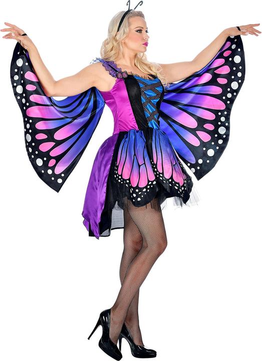 Produktbild Widmann SCHMETTERLING (Kleid mit Tutu, Flügel, Antennen), XS (XS)