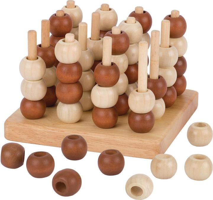 Immagine prodotto Goki Tic Tac Toe 3D in legno (Tedesco)