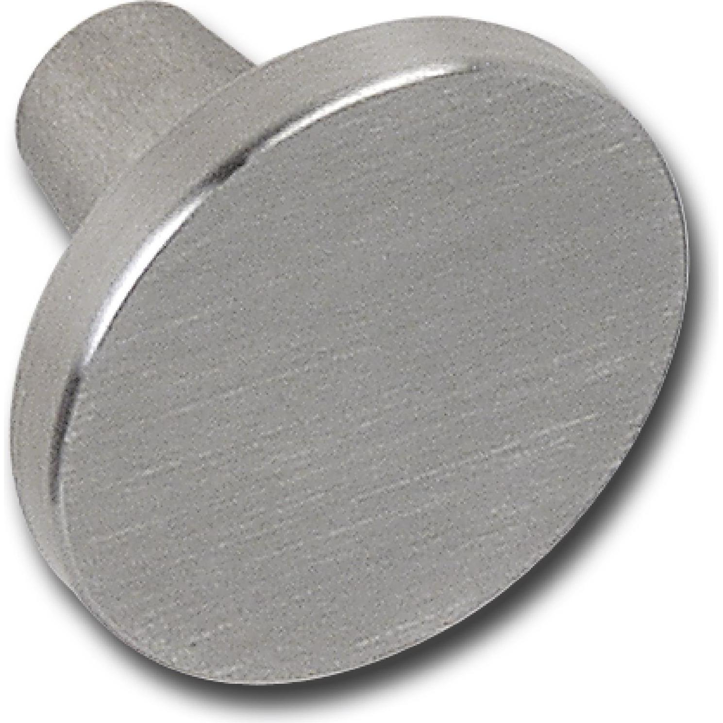 Technik Team, Möbelgriff, Möbelknopf Epona ø 30 mm Möbelknauf Tiefe 22 mm Türknopf Edelstahl gebürstet