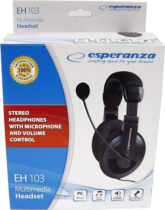 Produktbild Esperanza EH103 CONCERTO - headset (Kabelgebunden)