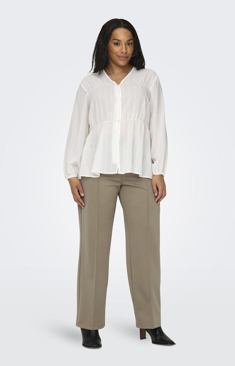 Actual product image Only Straight cut high waist curve trousers Trousers (44)