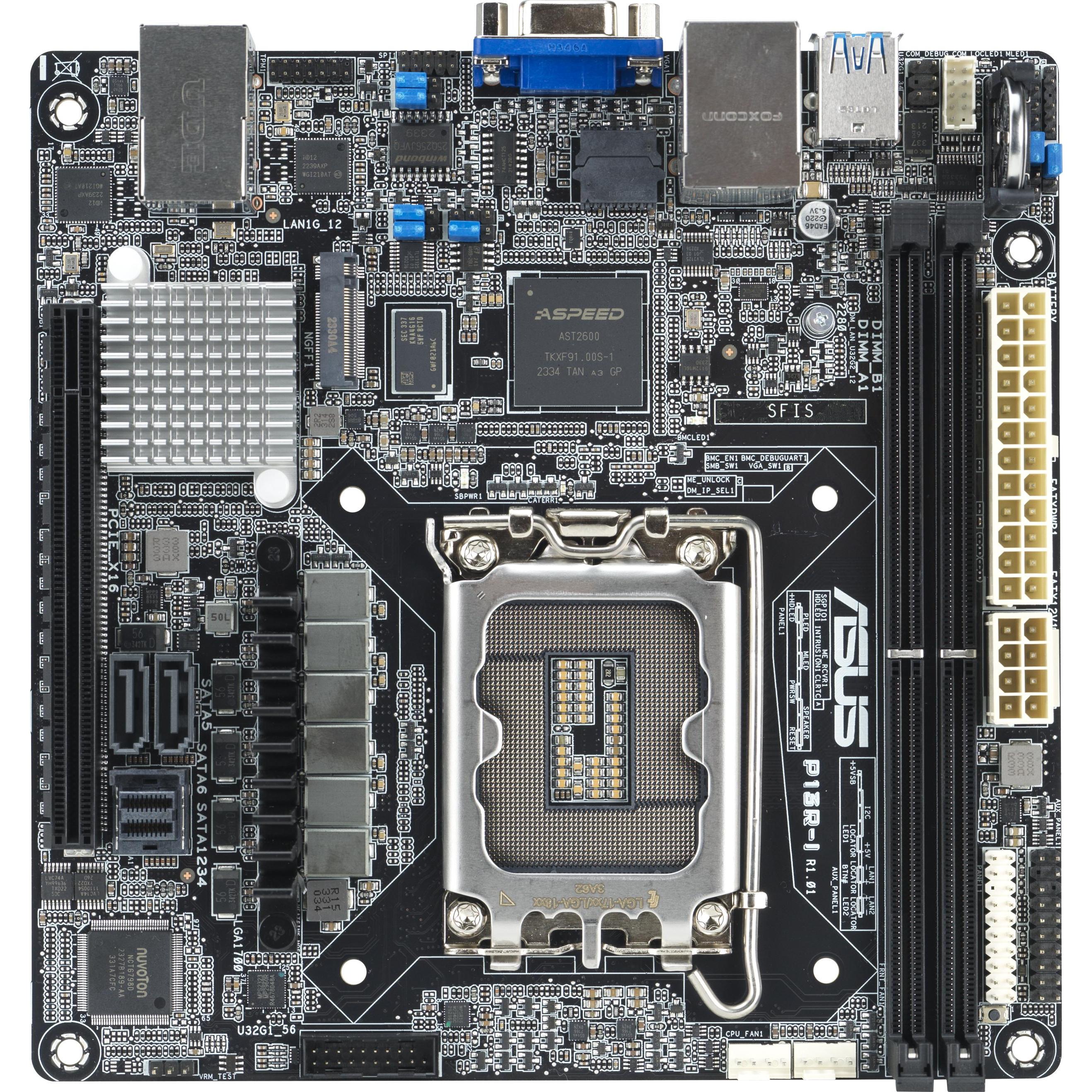 ASUS MBS Intel 1700 P13R-I C262 (LGA 1700, Mini-ITX), Mainboard