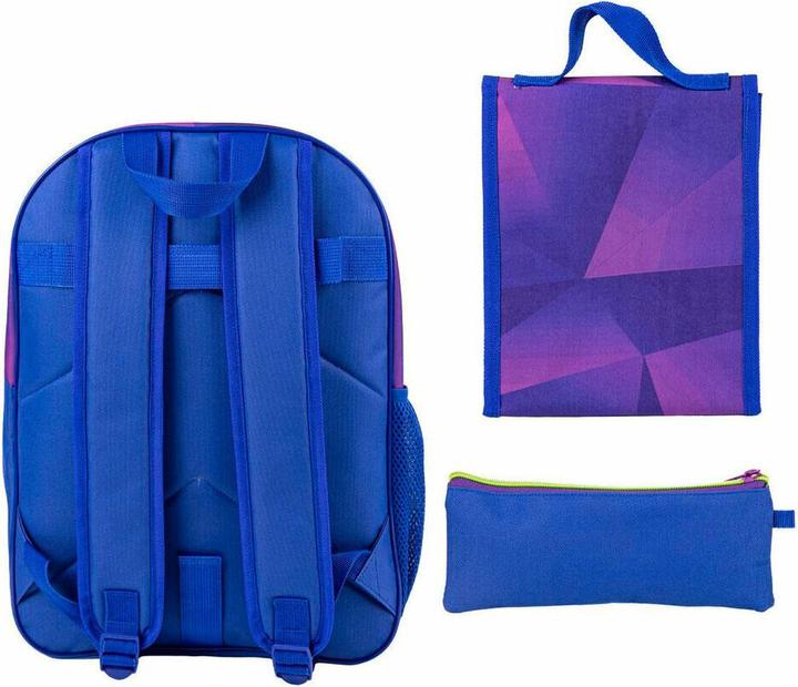 Produktbild Cerda Sonic Prime pencil case + lunch box + backpack 42cm