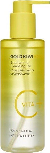 Holika Holika Gold Kiwi Vita C Plus Aufhellendes Reinigungsöl Gesichtsreinigungsöl 200 ml (Cleansing oil, 200 ml)