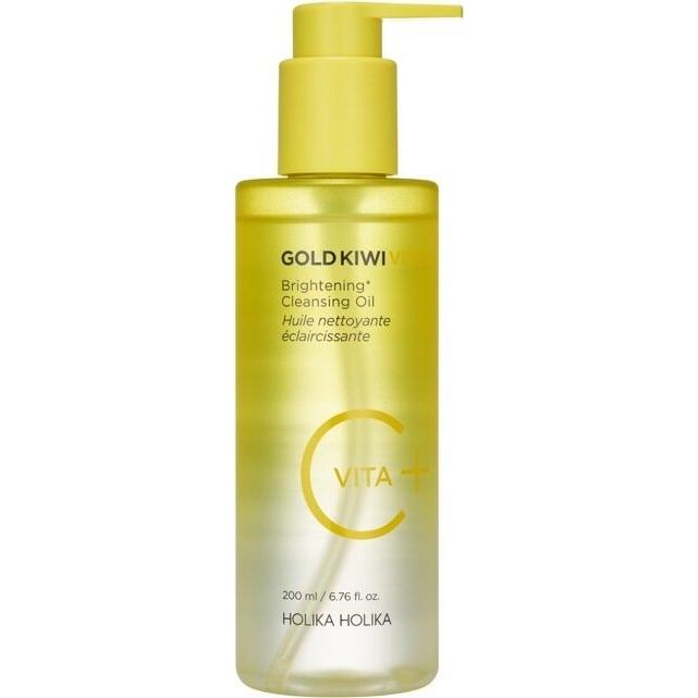 Holika Holika, Pulizia viso, Gold Kiwi Vita C Plus Aufhellendes Reinigungsöl Gesichtsreinigungsöl 200 ml (Olio detergente)