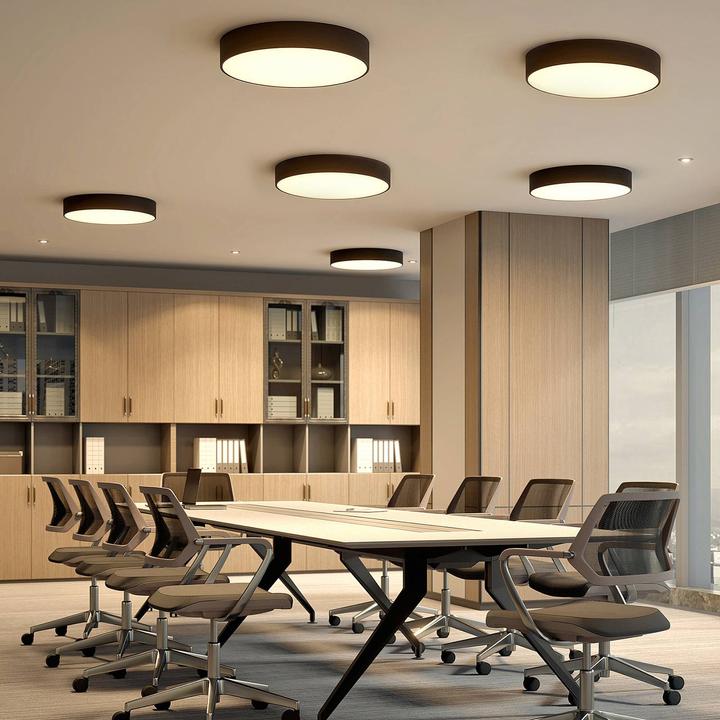 Produktbild Arcchio Noabelle LED-Deckenlampe, schwarz, 60 cm (3500 lm)