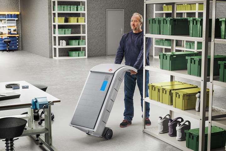 Produktbild Hailo ProfiLine WSB Design XXXL, Wertstoffsammler, 120 ltr, Grau (120 l)