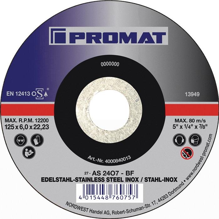 Actual product image Promat Grinding wheel