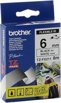 Actual product image Brother Tze-Fx211 (0.60 cm, Black)