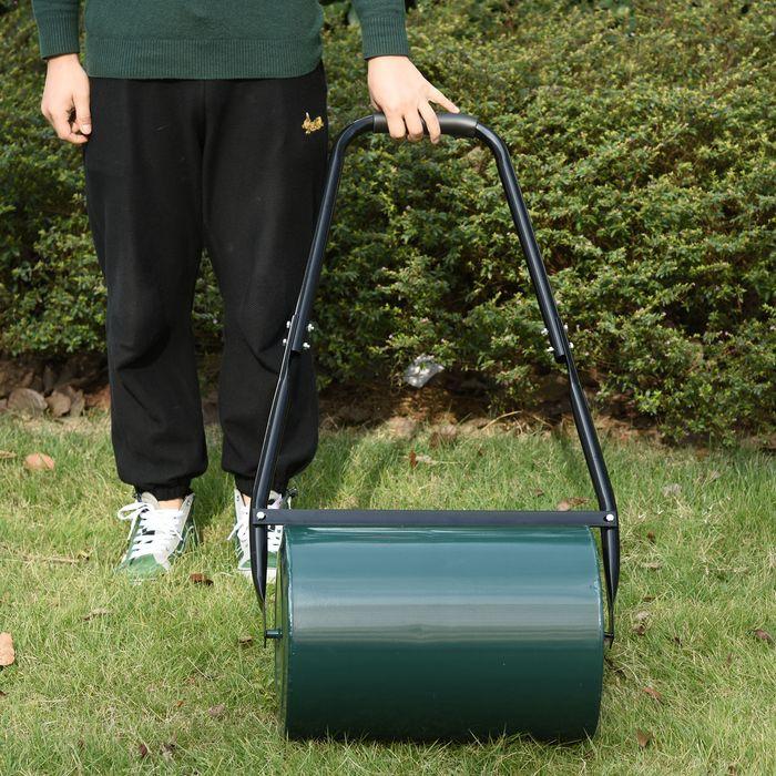 Immagine prodotto Swisshandel24 Rullo per prato con impugnatura a U Rullo da giardino Rullo da giardino diametro 30 cm 30 L