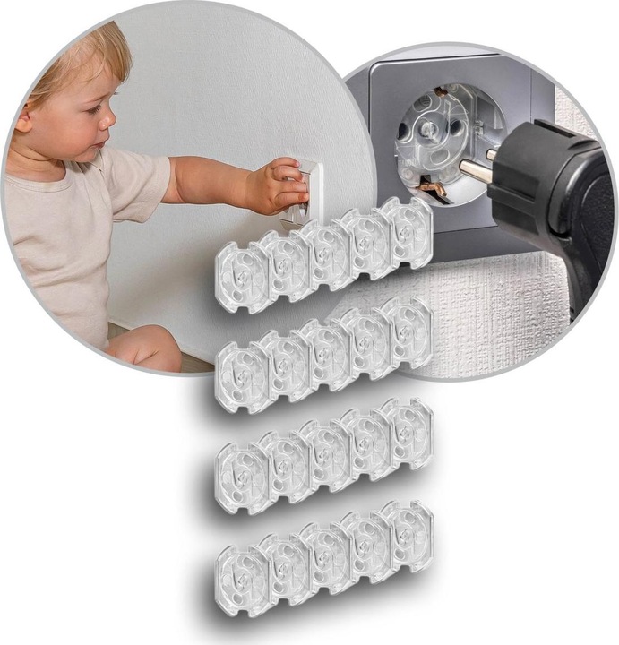 Image du produit Reer Protection pour prise de courant, paquet de 20