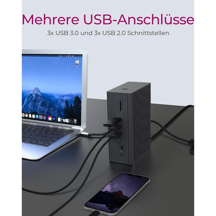 Produktbild Icy Box IB-DK2262AC (USB-C, 4 Ports)