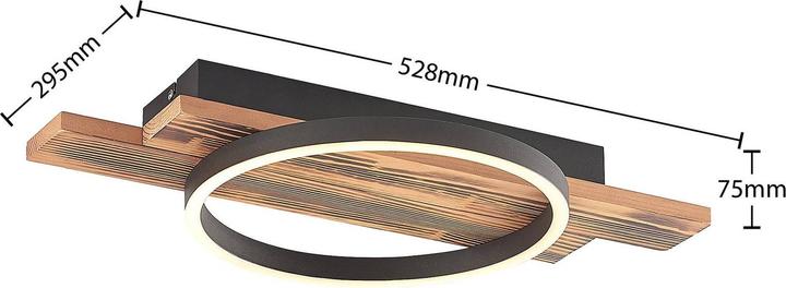 Produktbild Lindby Sentoa LED-Deckenleuchte, einflammig (600 lm)