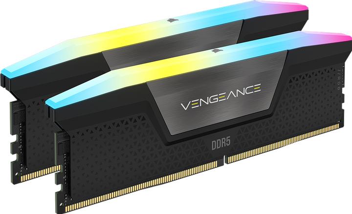 Productafbeelding Corsair D564GB 6000-30 Vengeance RGB bk K2 COR (2 x 32GB, 6000 MHz, DDR5 RAM, DIMM 288 pin)