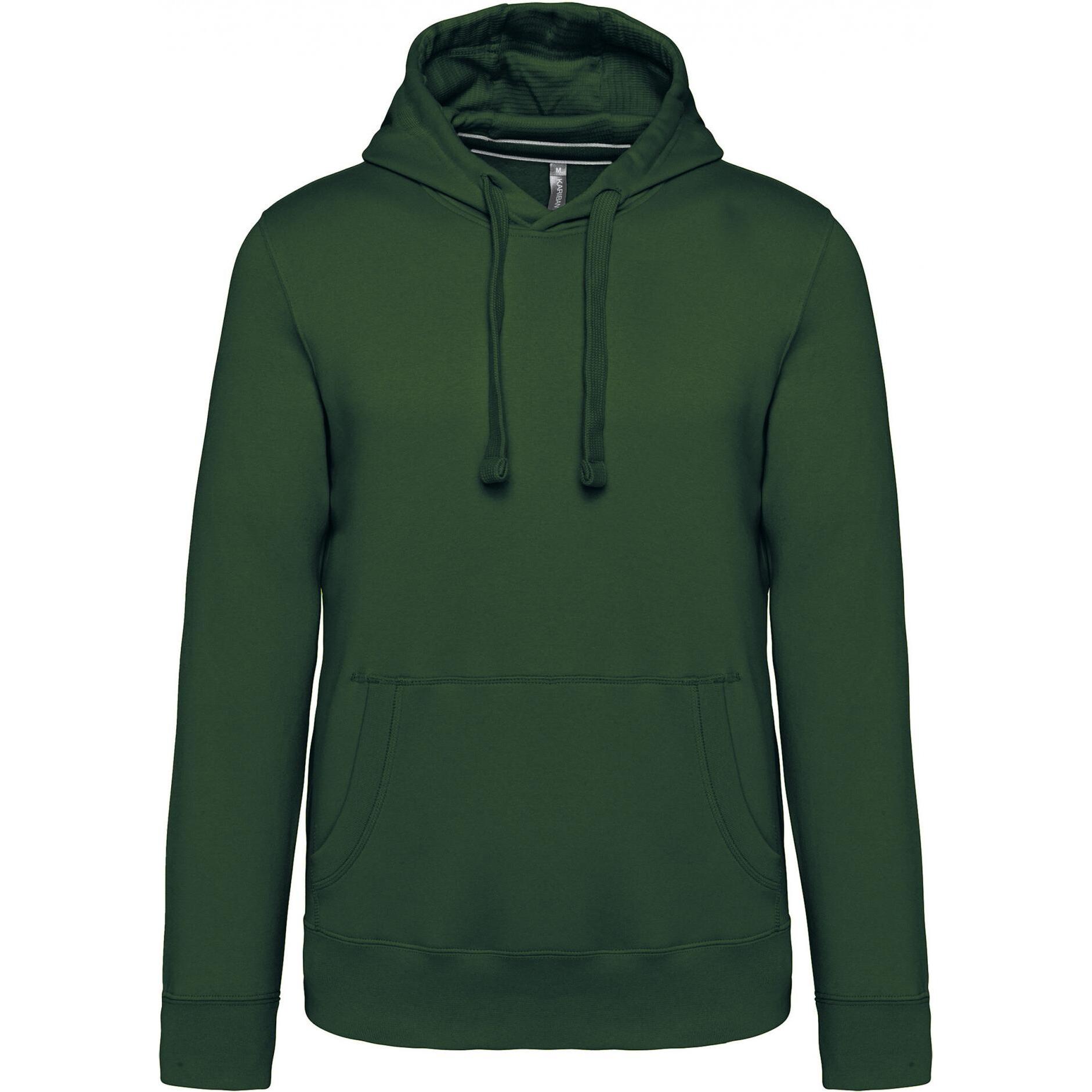 Kariban, Herren, Pullover, Hoodie, Grün, (XS)