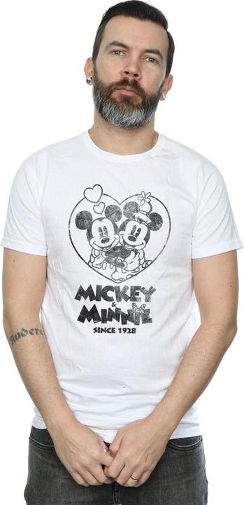 Immagine prodotto Disney Mickey And Minnie Mouse Since 1928 Maglietta Uomo (M)