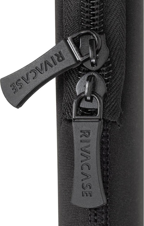Actual product image Rivacase Anti-shock Case for MacBook 13" Vertical Zip Black (15.60", Apple)