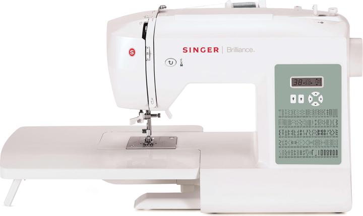 Singer Sewing Machine 6199 Brilliance Number of stitches 100, Number of buttonholes 6, White