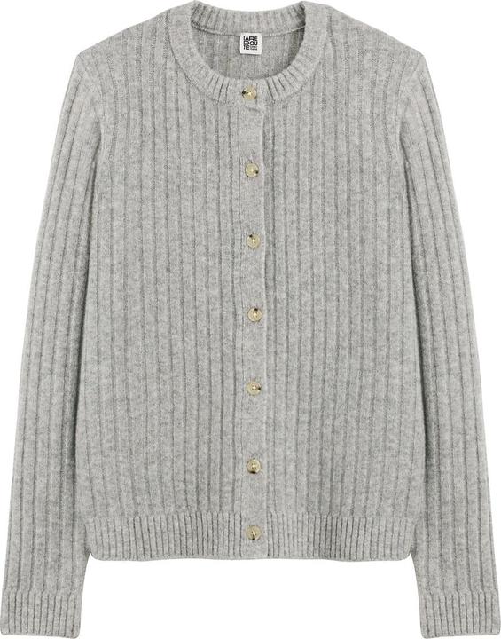 Produktbild La Redoute Collections Cardigan aus Rippstrick (XL)