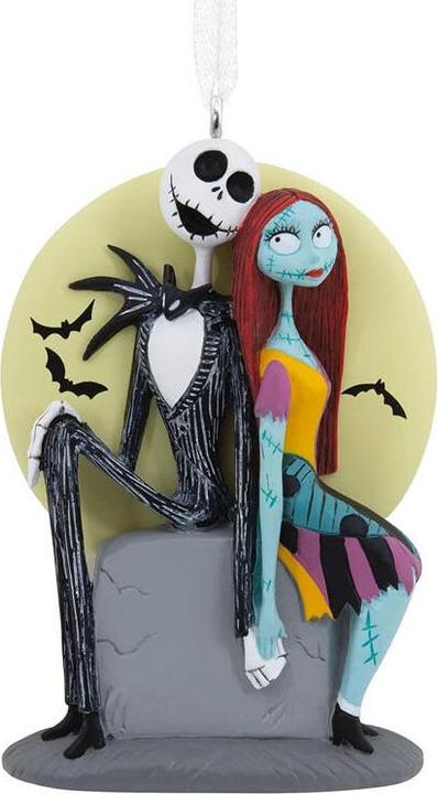 Hallmark Ornament Jack & Sally auf dem Mond Harz 8,5 cm
