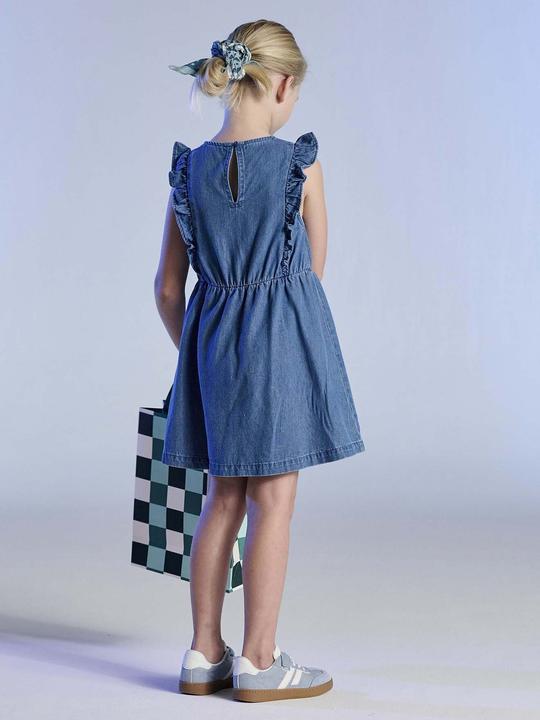 Actual product image Vertbaudet Mädchen Jeanskleid mit Volants (140)