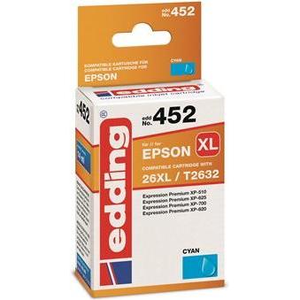 Edding, Druckerpatrone, Ti. ers.EPSON T26XL C (C)