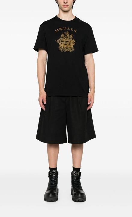 Produktbild Alexander McQueen T-shirt E Polo Nero E Oro (S)