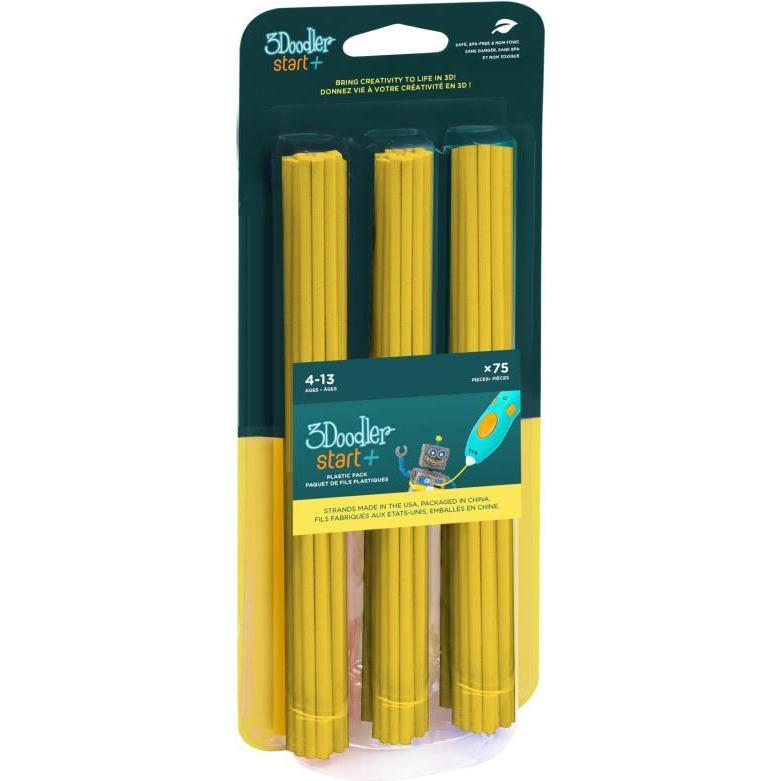 3Doodler Filament Start+ 75 gelb (92 g, Gelb), 3D Filament, Gelb