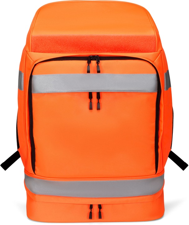 Actual product image Dicota Backpack Hi-Vis 65 litres – orange (65 l)