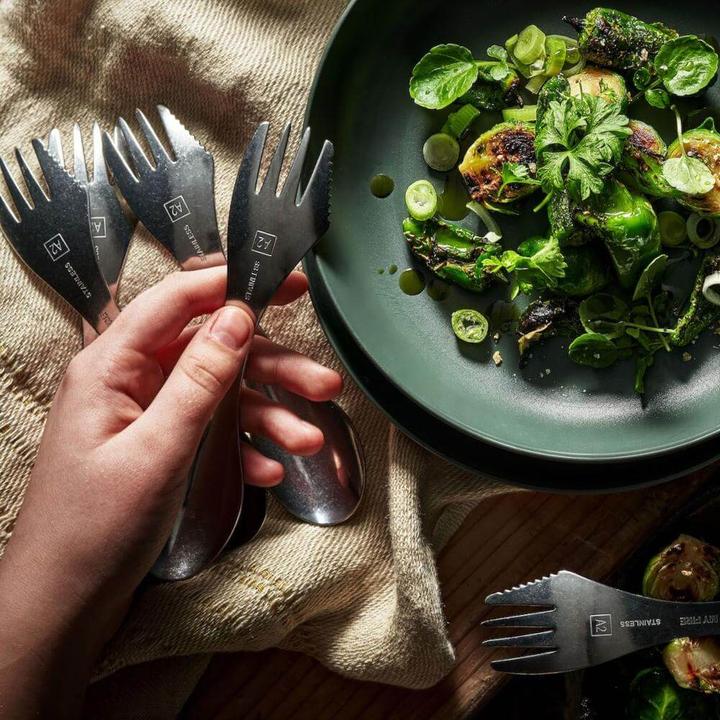 Actual product image LMF Spork stainless bulk