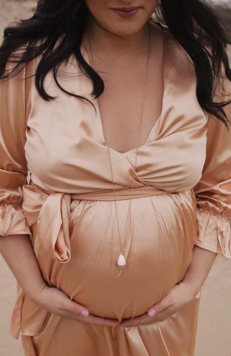 Immagine prodotto Proud MaMa Collana di campanelle per bambini, rosa/still 21 mm (Acciaio, Argento, Senza piombo, Nichel)