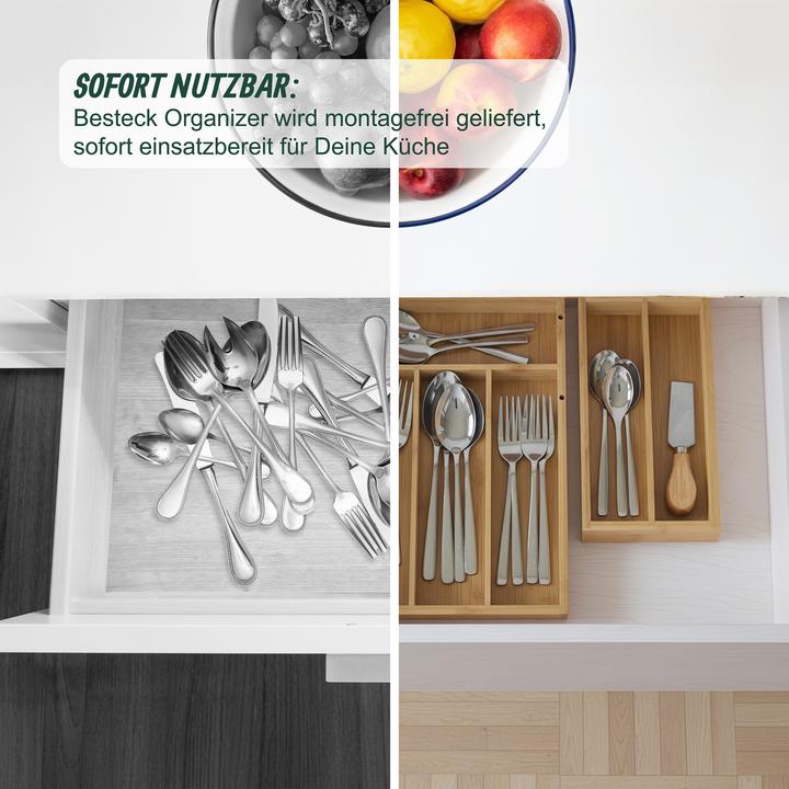 Actual product image Relaxdays Cutlery tray