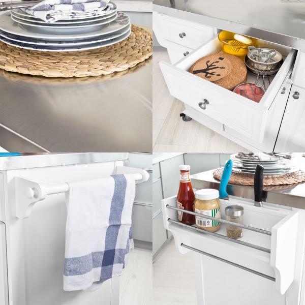 Immagine prodotto SoBuy Isola della cucina (107 x 48,5 x 95 cm)