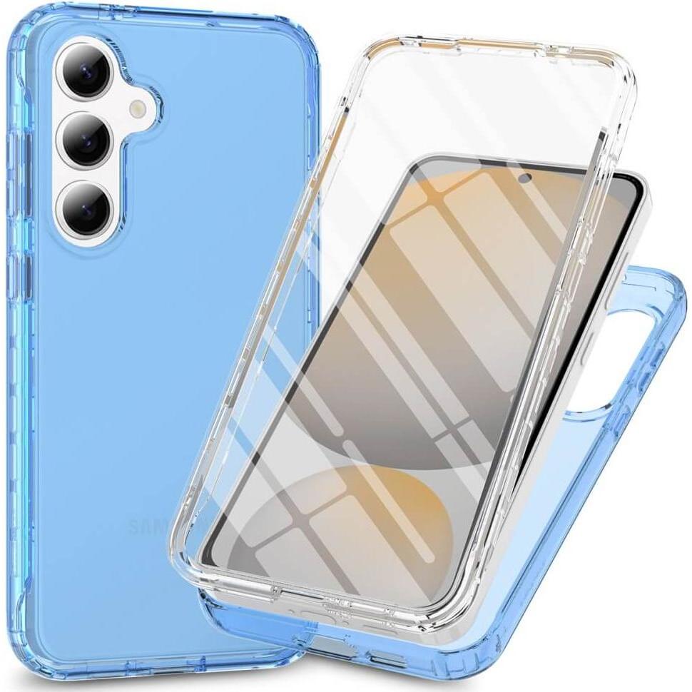 Cover-Discount FE - Full Protection Schutzhülle (Samsung Galaxy S24 FE), Smartphone Hülle, Blau