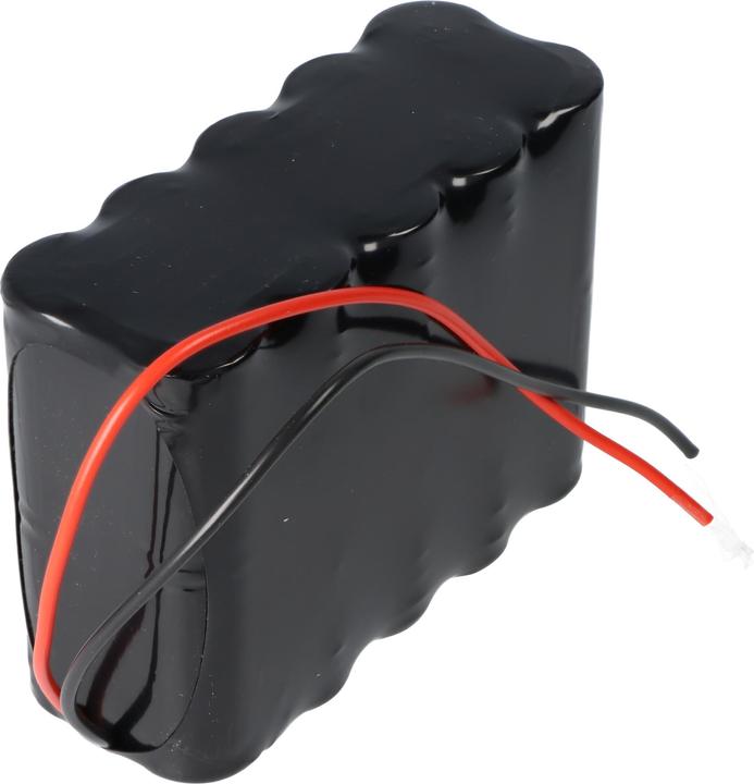 Immagine prodotto XCell Notleuchtenakku NiCd 24V 1800mAh L2x2x5 Sub-C mit 250mm Kabel passend für G+U RWA Zentrale RZ911A-2 (1 pz., 1800 mAh, Batteria + Caricabatterie)