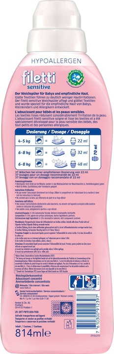 Produktbild Filetti Sensitive (37 Waschgänge, Flüssig)