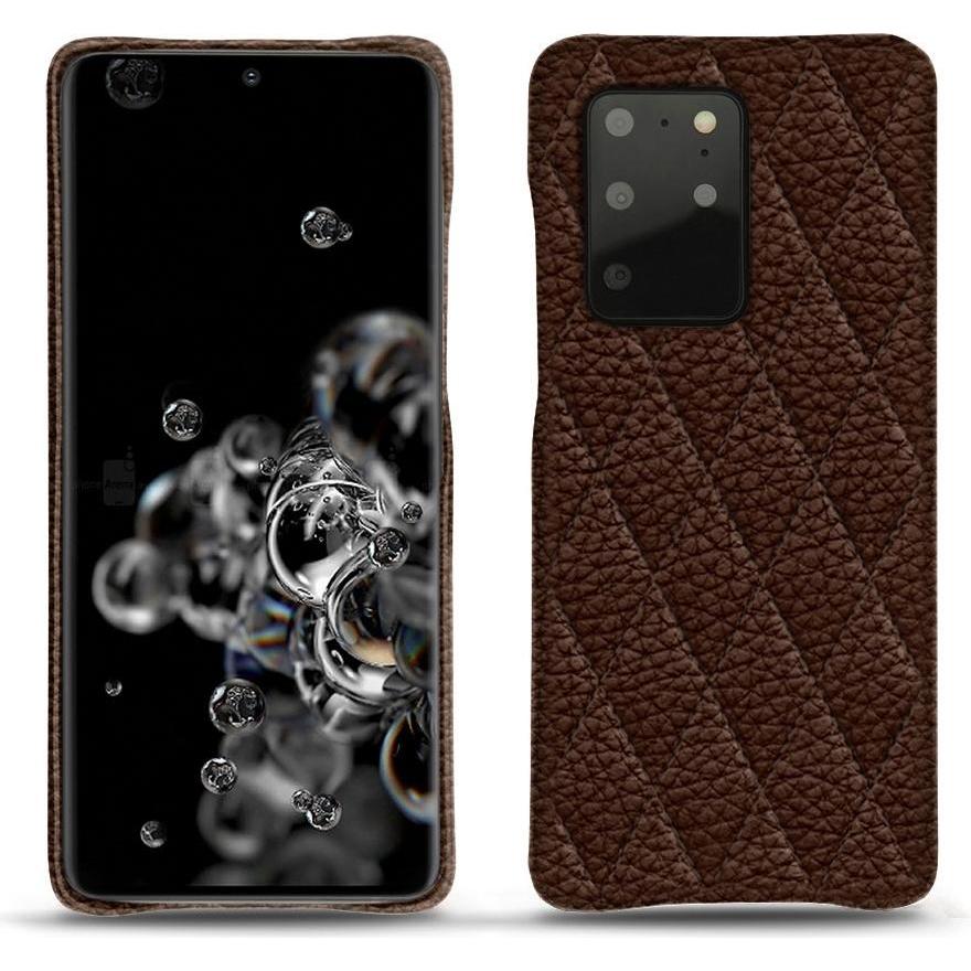 Noreve Lederschutzhülle (Samsung Galaxy S20+ 5G), Smartphone Hülle, Braun