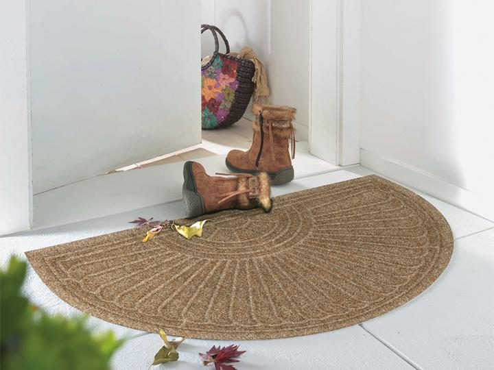 Image du produit Kleen-Tex Paillasson wash+dry DUNE Halfmoon taupe (55 x 85 cm)