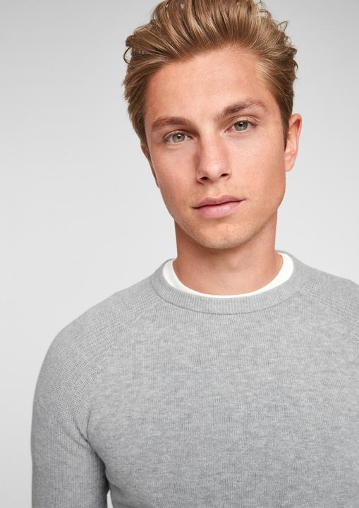 Image du produit S.Oliver Strickpullover Raglanpulli aus Strukturstrick (XL)