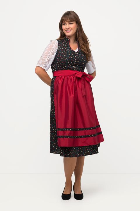 Produktbild Ulla Popken Dirndlbluse, Spitzendetail, Rundhals, Halbarm (44)
