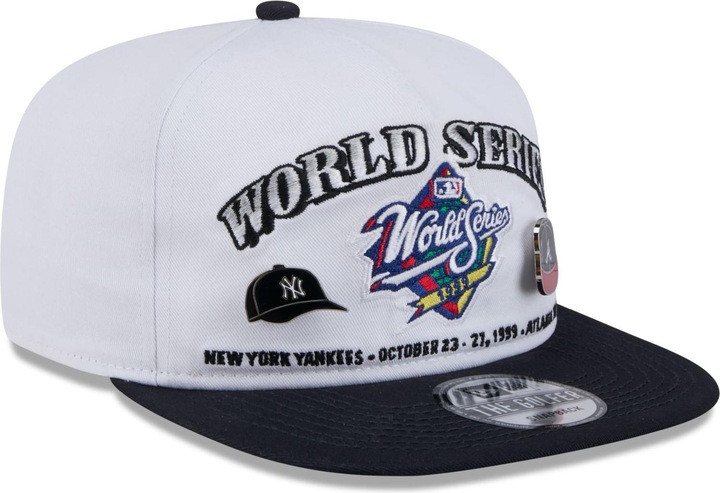 Actual product image New Era Golfer Cap - World Series 1999 Pin Yankees Braves (One size)