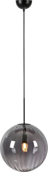 Image du produit Markslöjd Fengari 1 Lampe à suspendre Matt Black/Smoke (E14)
