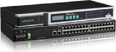 Moxa NPORT 6650-16 - 16-port RS-232422485 to Ethernet secure terminal server, 100 to 240 VAC input